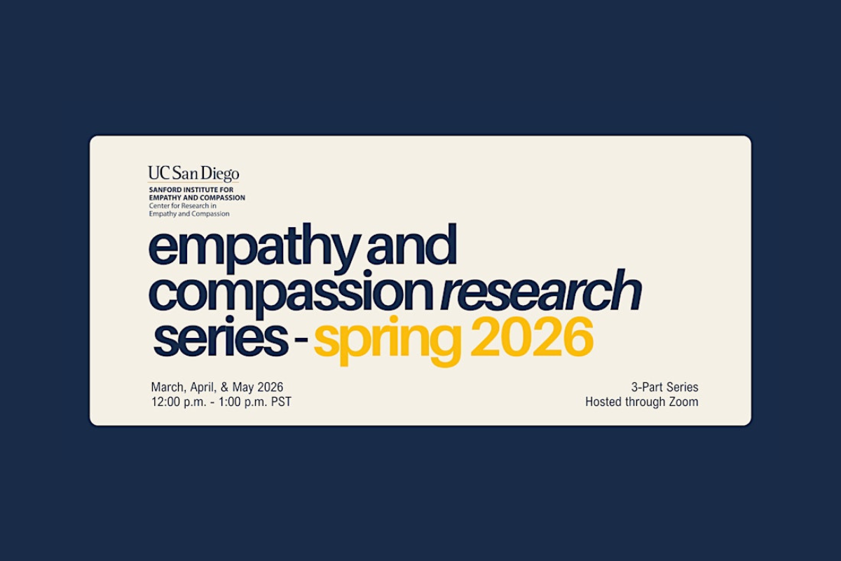 Empathy & Compassion Research - Speaker Series - The Dopamine Pedal for Feasting with Friends with Zhenggang Zhu, MD