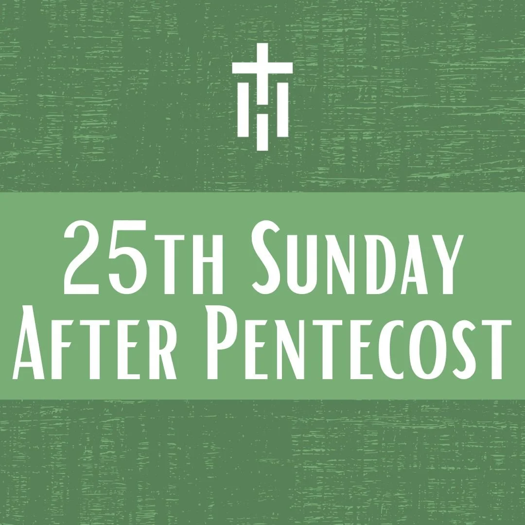 25th Sunday After Pentecost