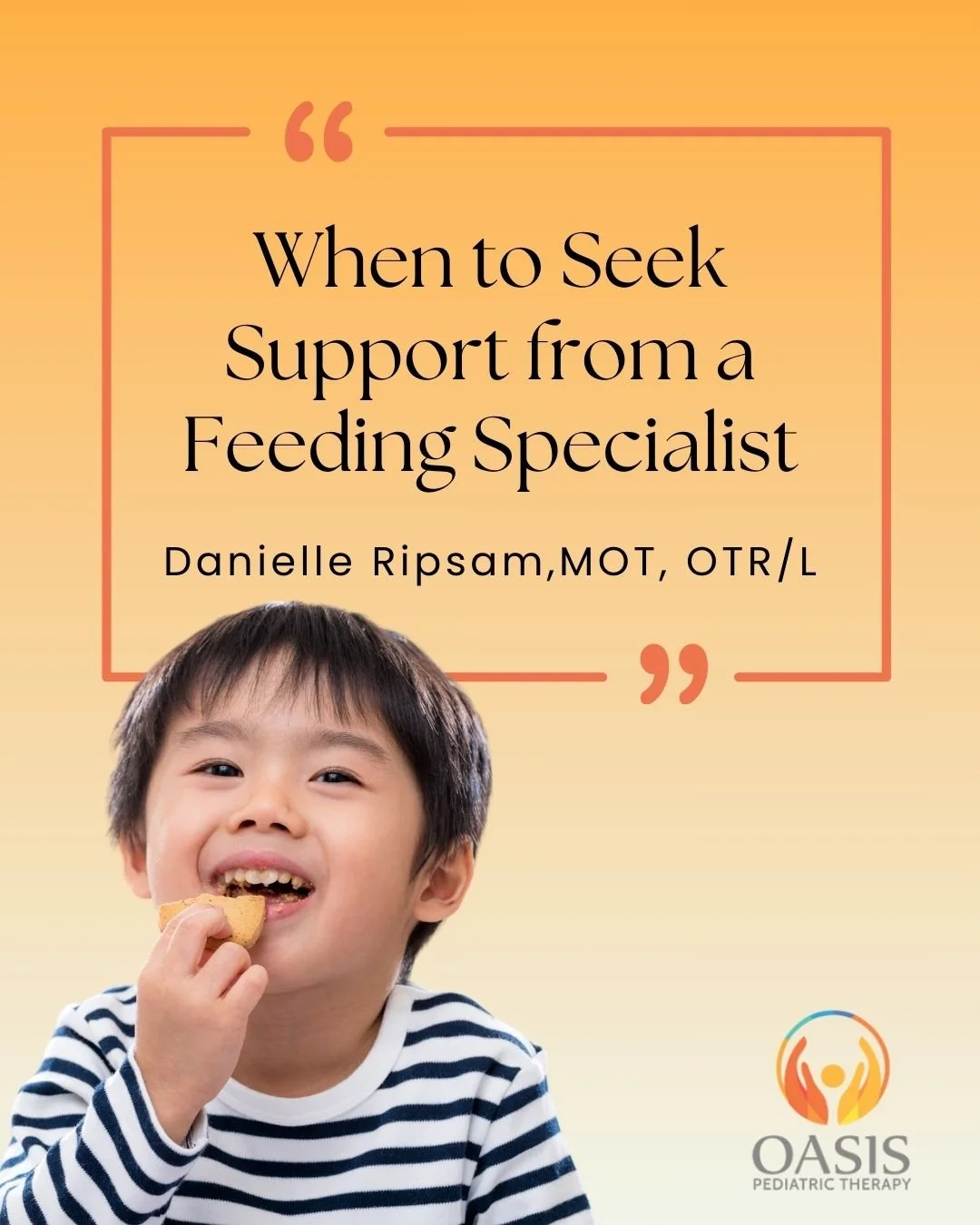 When should I seek support from a feeding specialist?
