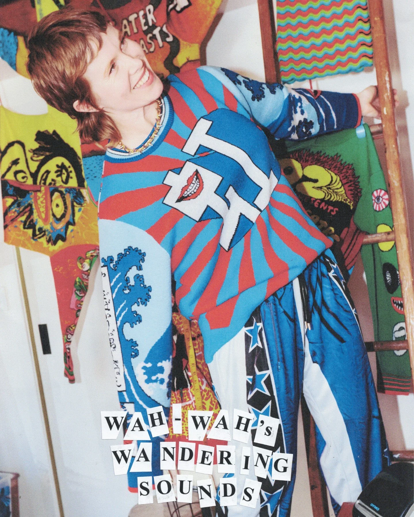 We asked Kaylene Milner, founder of Australian knitwear brand @wah_wah_australia if she&rsquo;d like to participate. With a fashion brand built on the back of music, art, collaboration and community we thought she would be the perfect candidate for t