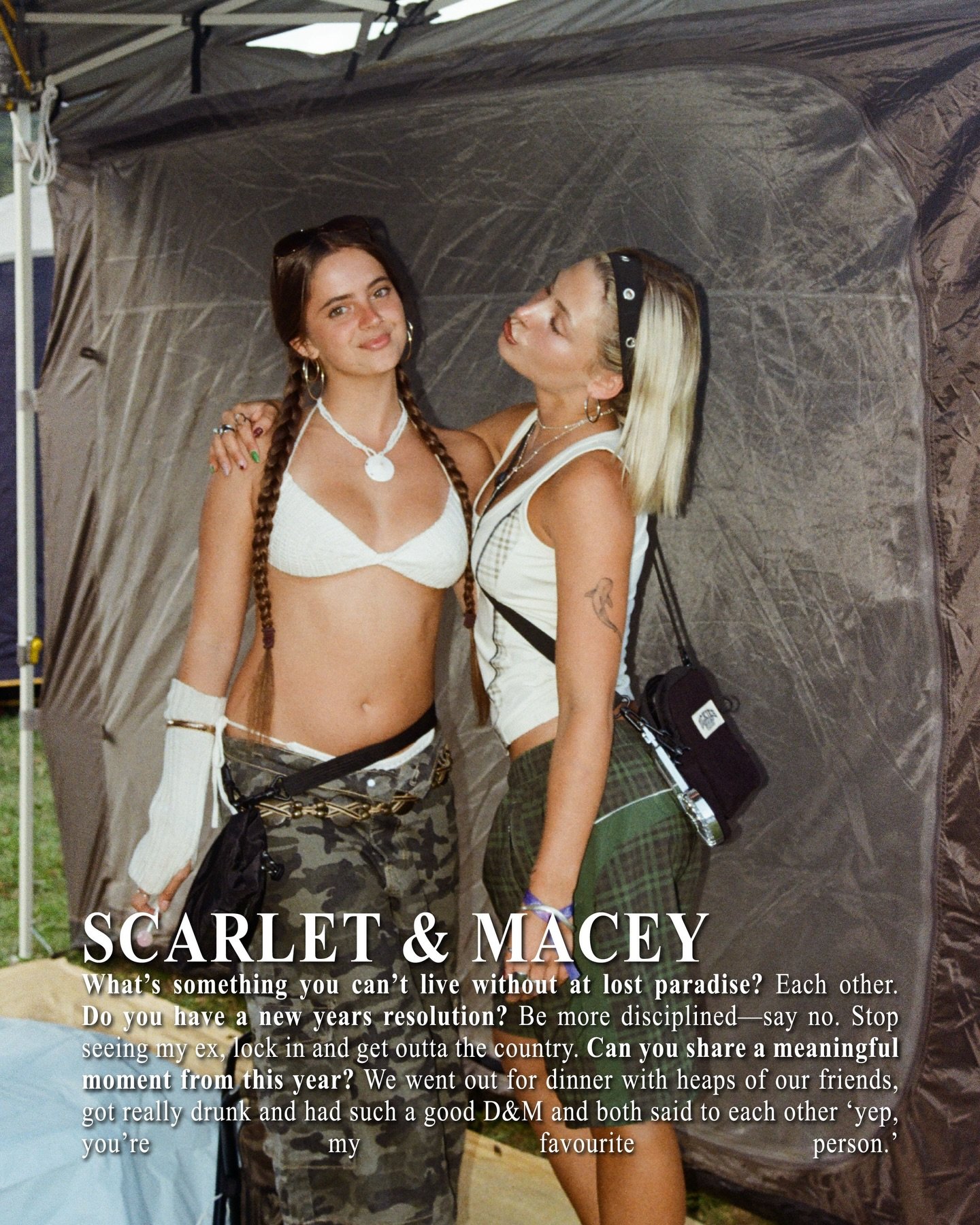 While at @lostparadiseau, we got chatty with so many lovely people from all walks of life, all of whom were having an absolute ball. Here&rsquo;s what we spoke about&mdash;special mention to all the handy tips on how to slay a camping festival!