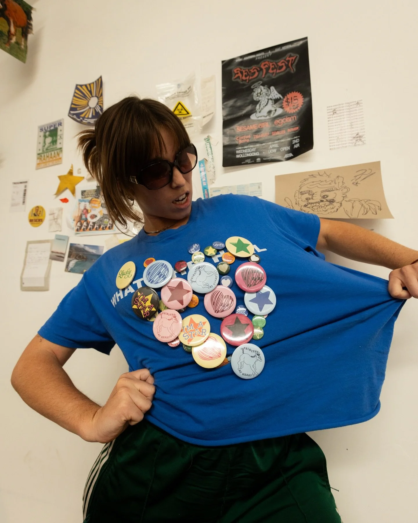 We made some badges!! We don&rsquo;t really have any merch so when we found this badge maker on market place we snapped it up. We&rsquo;ve designed and pressed all these bad boys ourselves. 

You can buy some limited designs now online and I&rsquo;ll