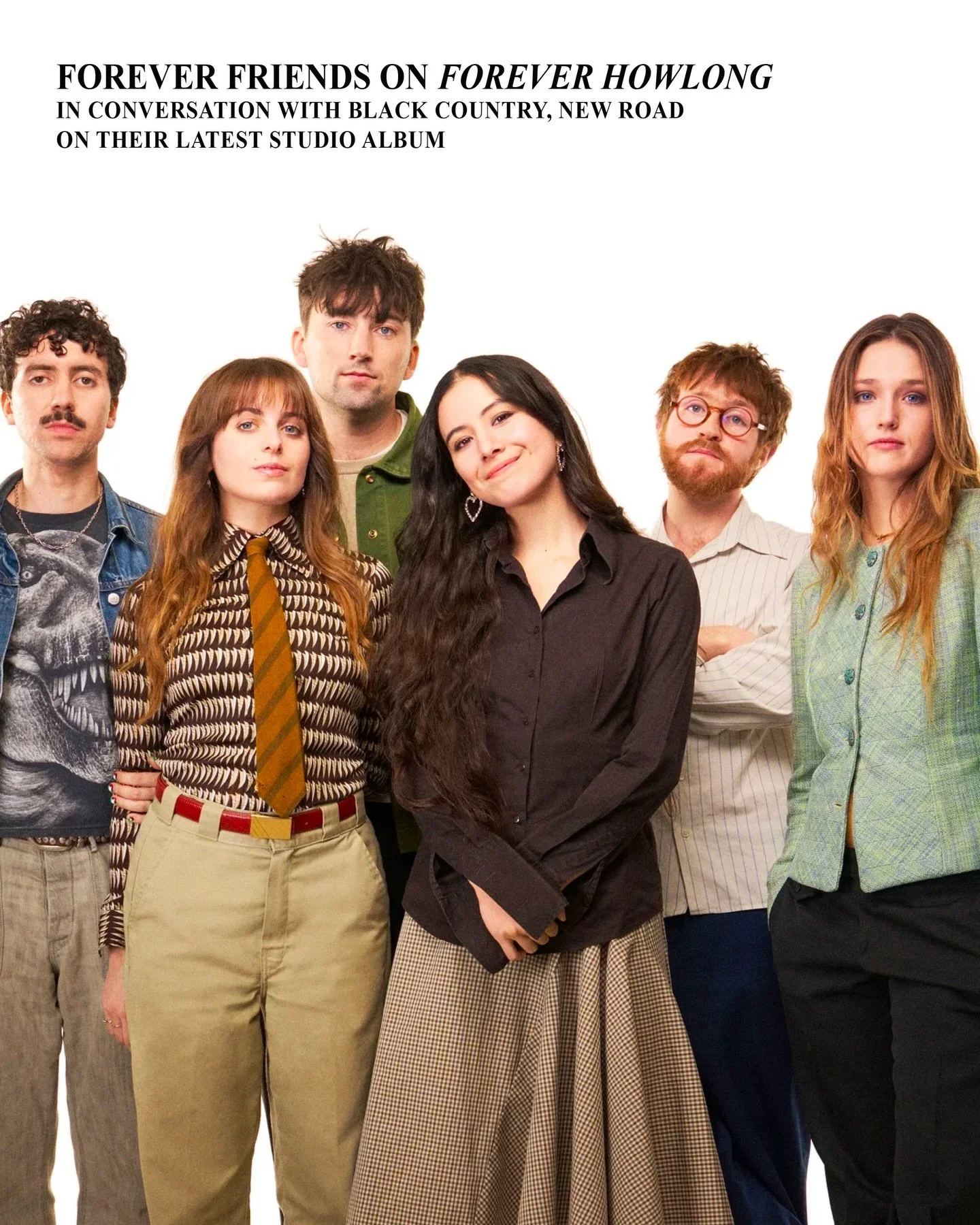 Like any band or group of friends, @blackcountrynewroad have grown, and this growth rings clear on their latest release Forever Howlong.

 Amongst their album tour this Australian summer, @chloehayman_ spoke with drummer Charlie Wayne and keyboardist