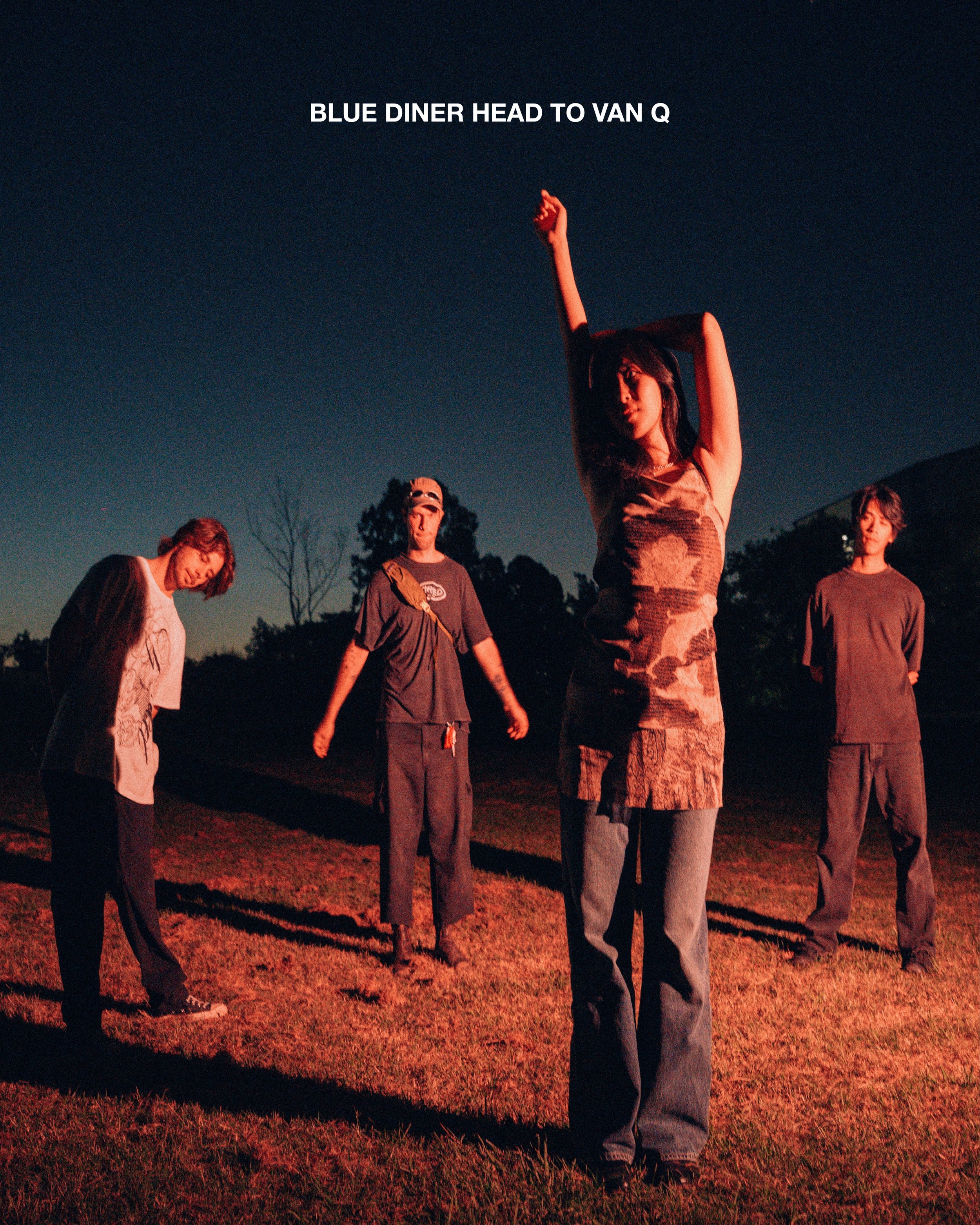 @bluedinergonefishing have got the travel bug, so luckily they&rsquo;re following the south coast downwards for the release tour of their debut album Disc 2. 

Their final stop is this Sunday at @van_q_shop! We spoke to three of the four-piece about 