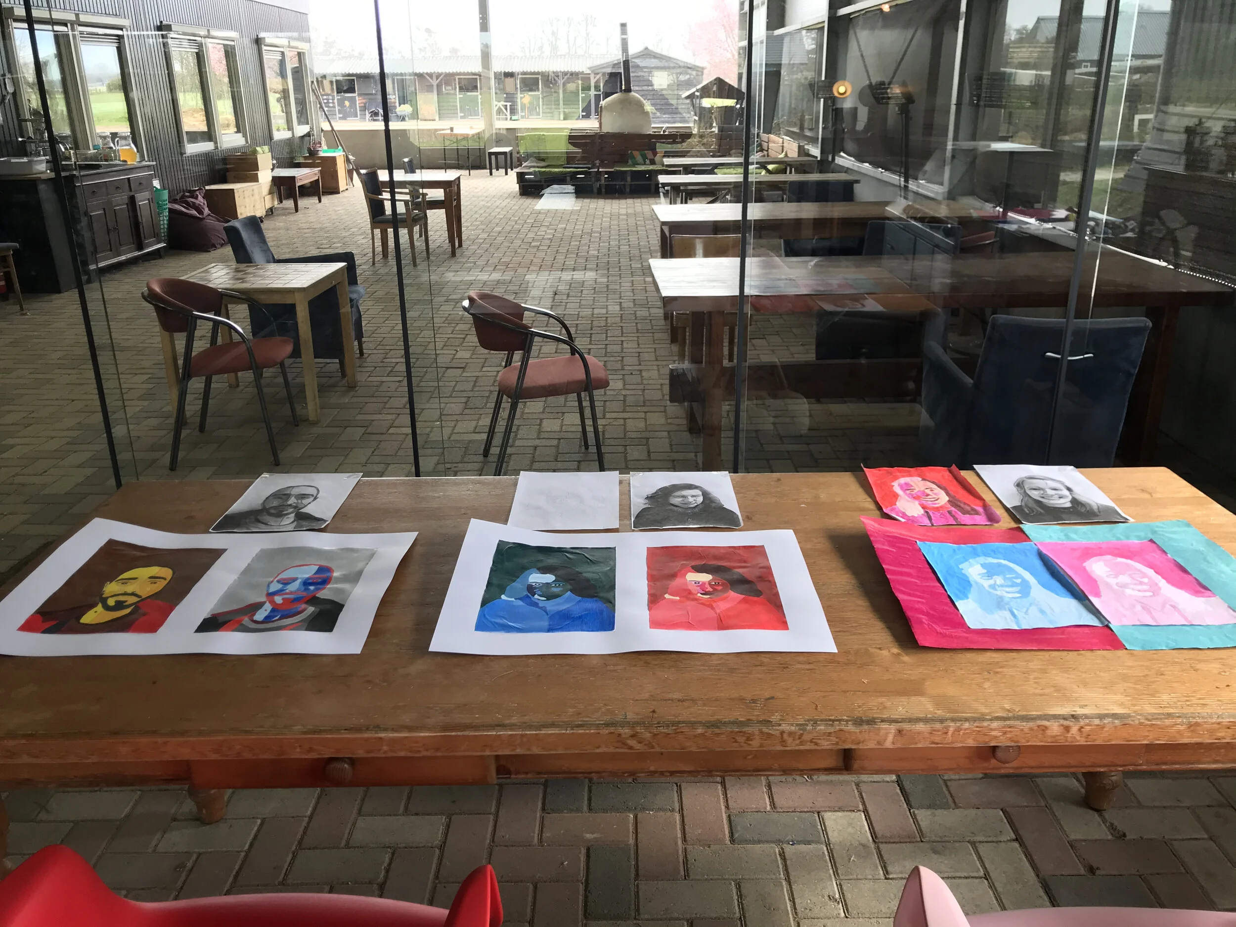 Abstract Zelfportret