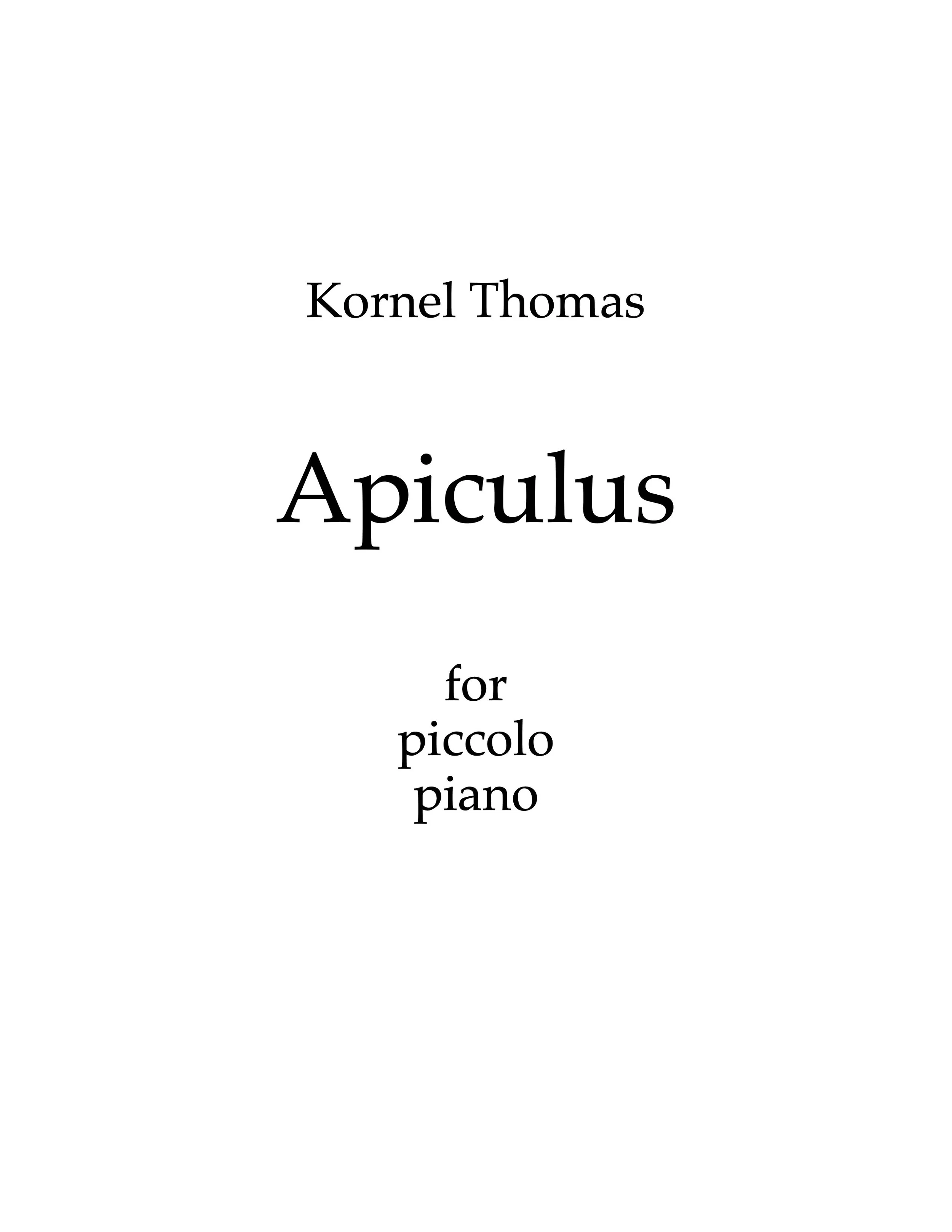 Apiculus