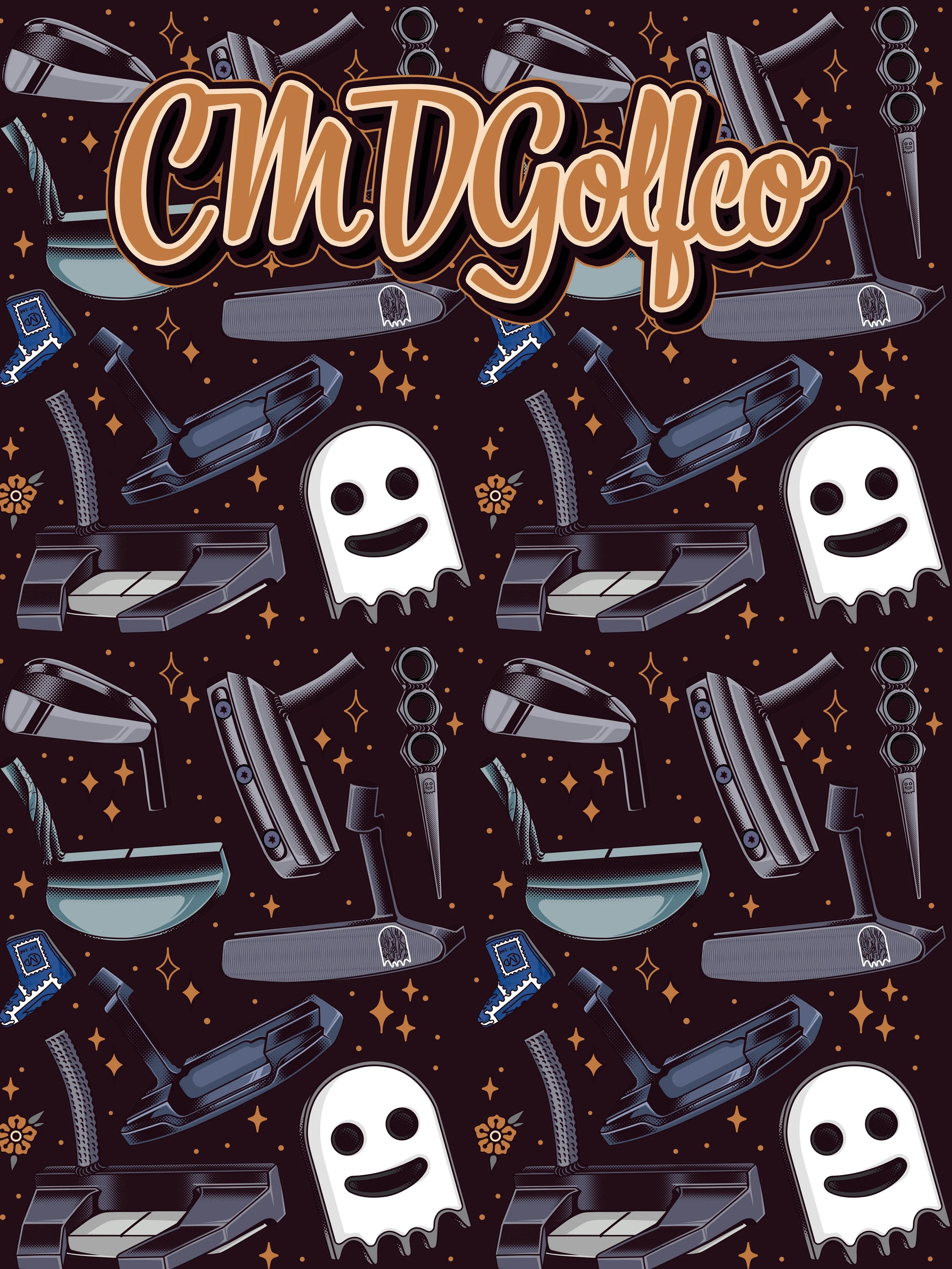 Black CMDGolfco Poster 18"x24"