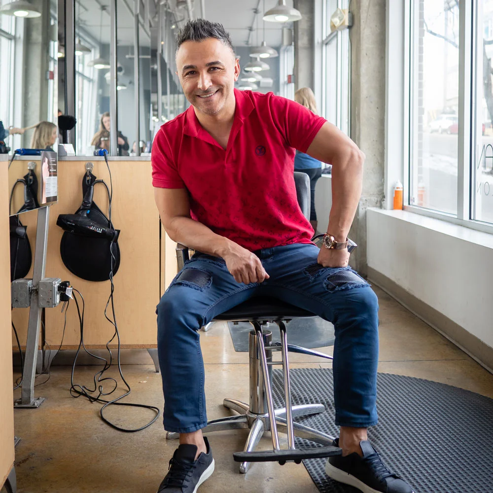 Ergun Tercan master hair stylist and founder of Ergun Tercan European Salon in Denver