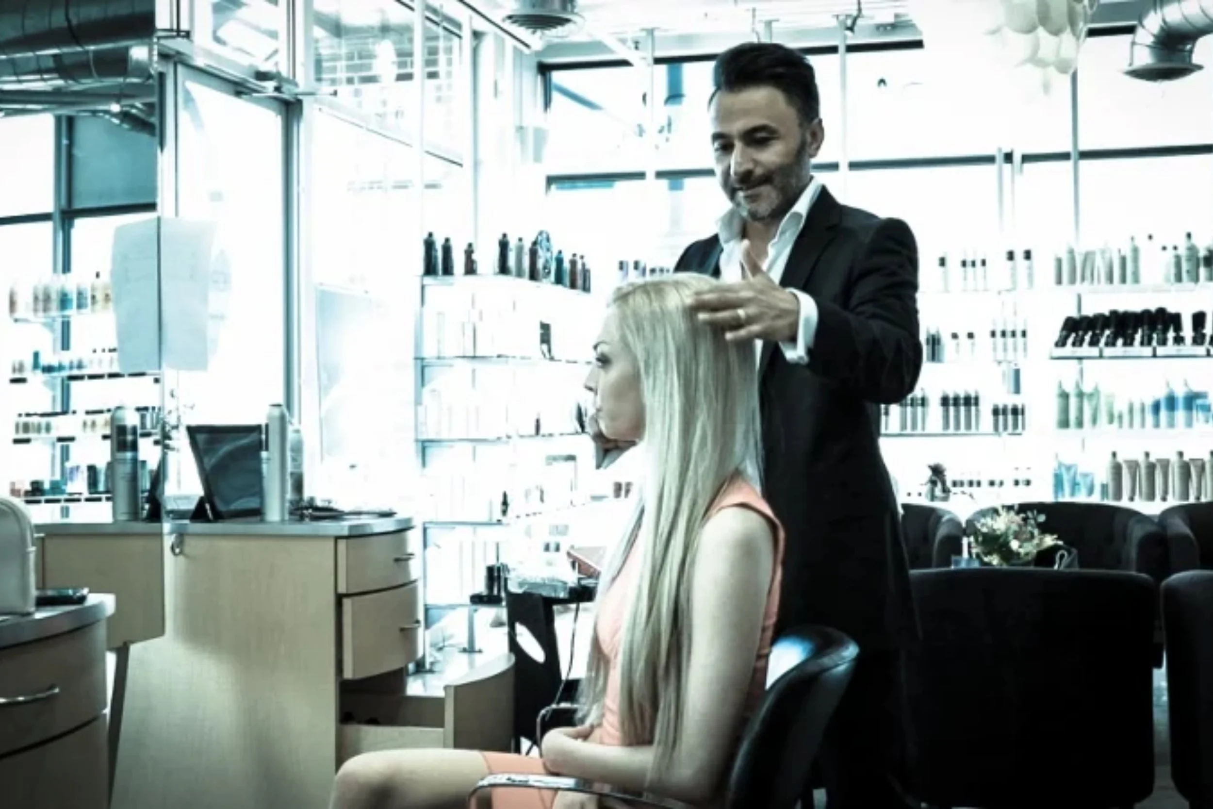 postpartum hair consultation stylist Denver salon