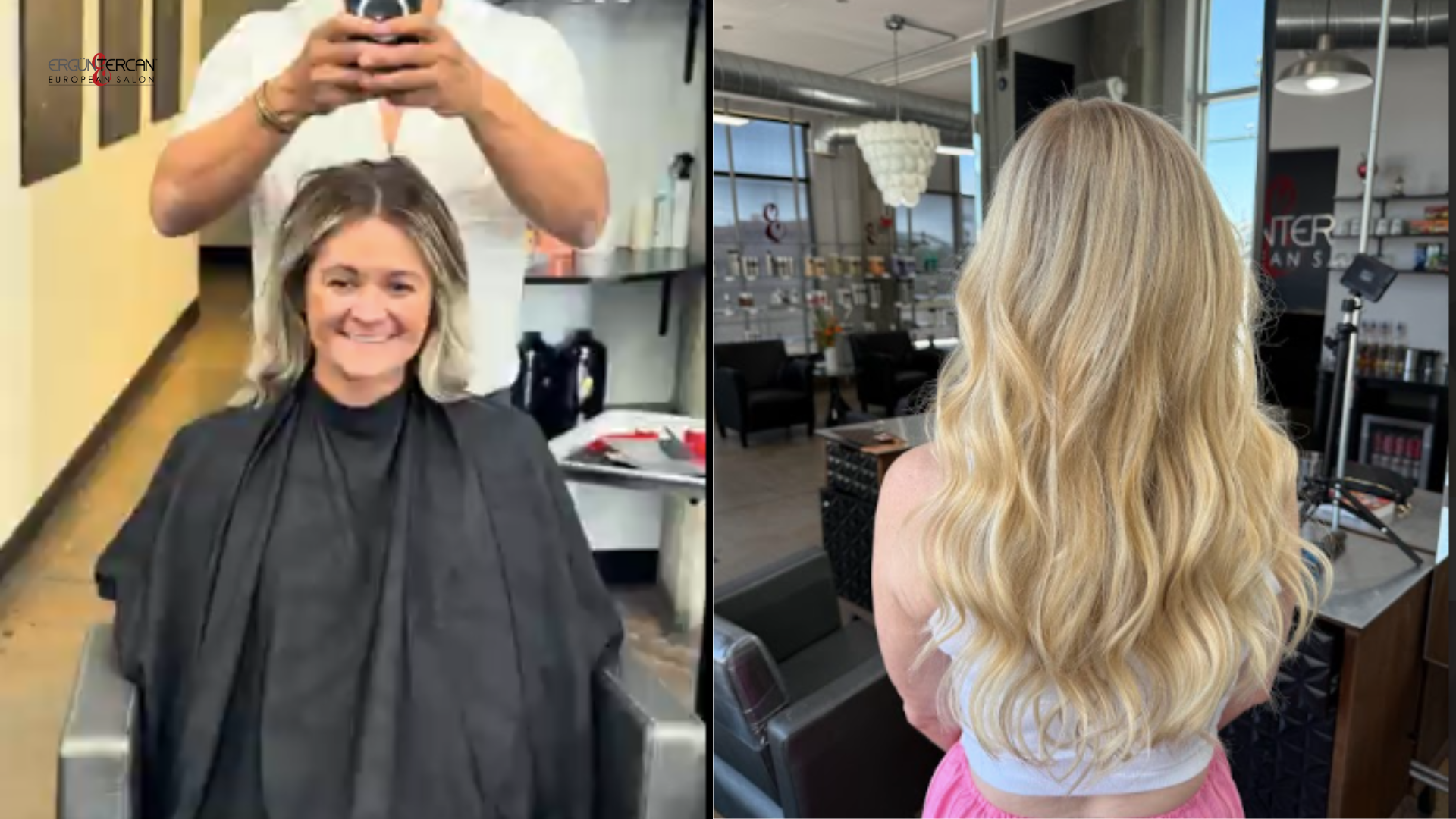 Seamless hair extensions with natural blend and long-lasting results at the best hair salon in Denver