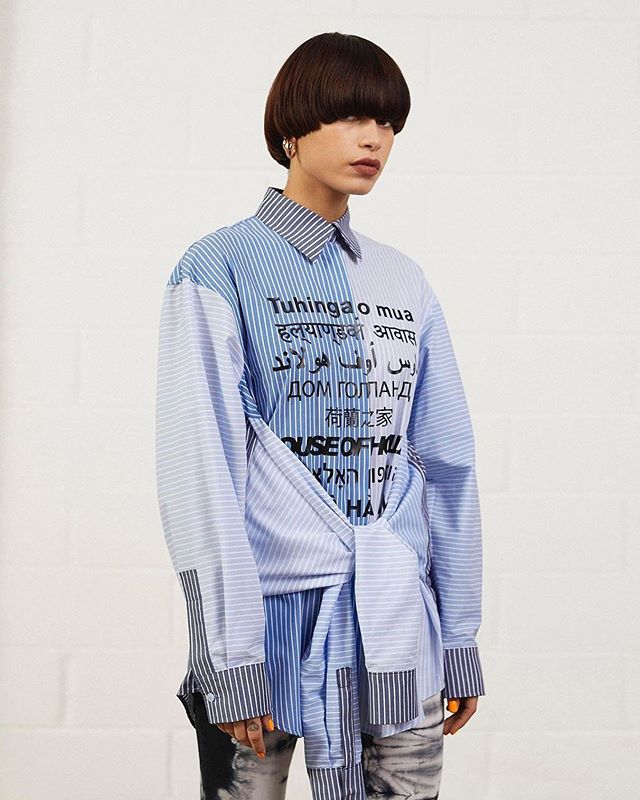 diversity &bull; @houseofholland Get yourself a shirt that can do both...#prefall2019 #daisycodeca #daisycodefashion