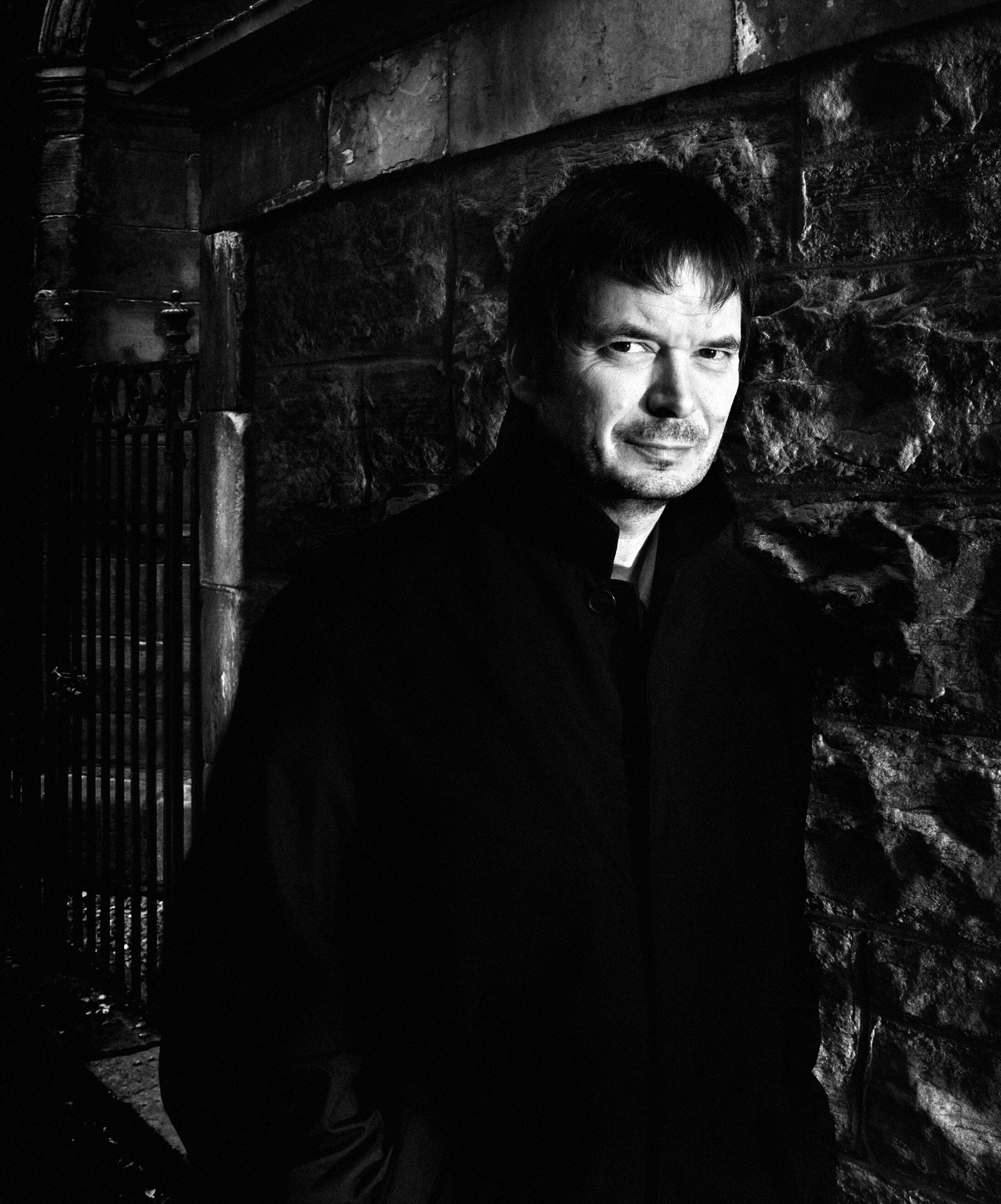   Ian Rankin.   Included in The National Portrait Gallery.  