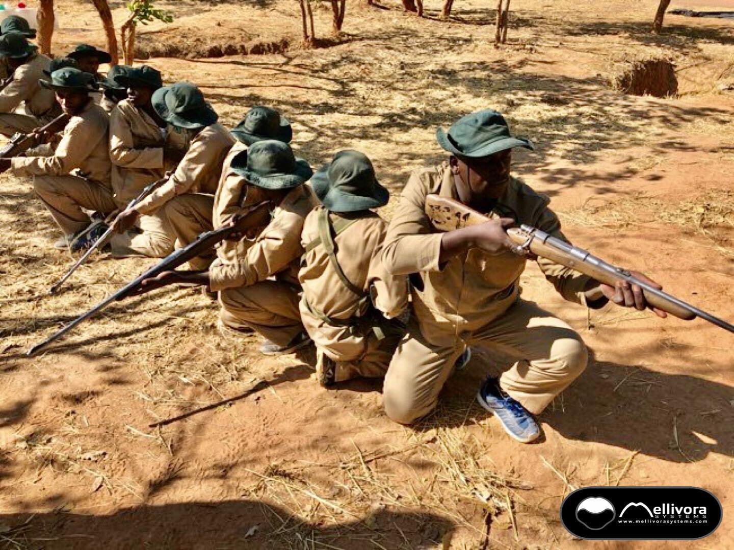 Ranger recruits practicing for night patrols. 
.
.
.
.
.
#Conservation #CounterPoaching #AntiPoaching #MellivoraSystems #ParkRangers
#WildlifeRangers #AfricanConservation #IrreversibleMomentum #CustodiansofConservation #LawEnforcement #Wildlif