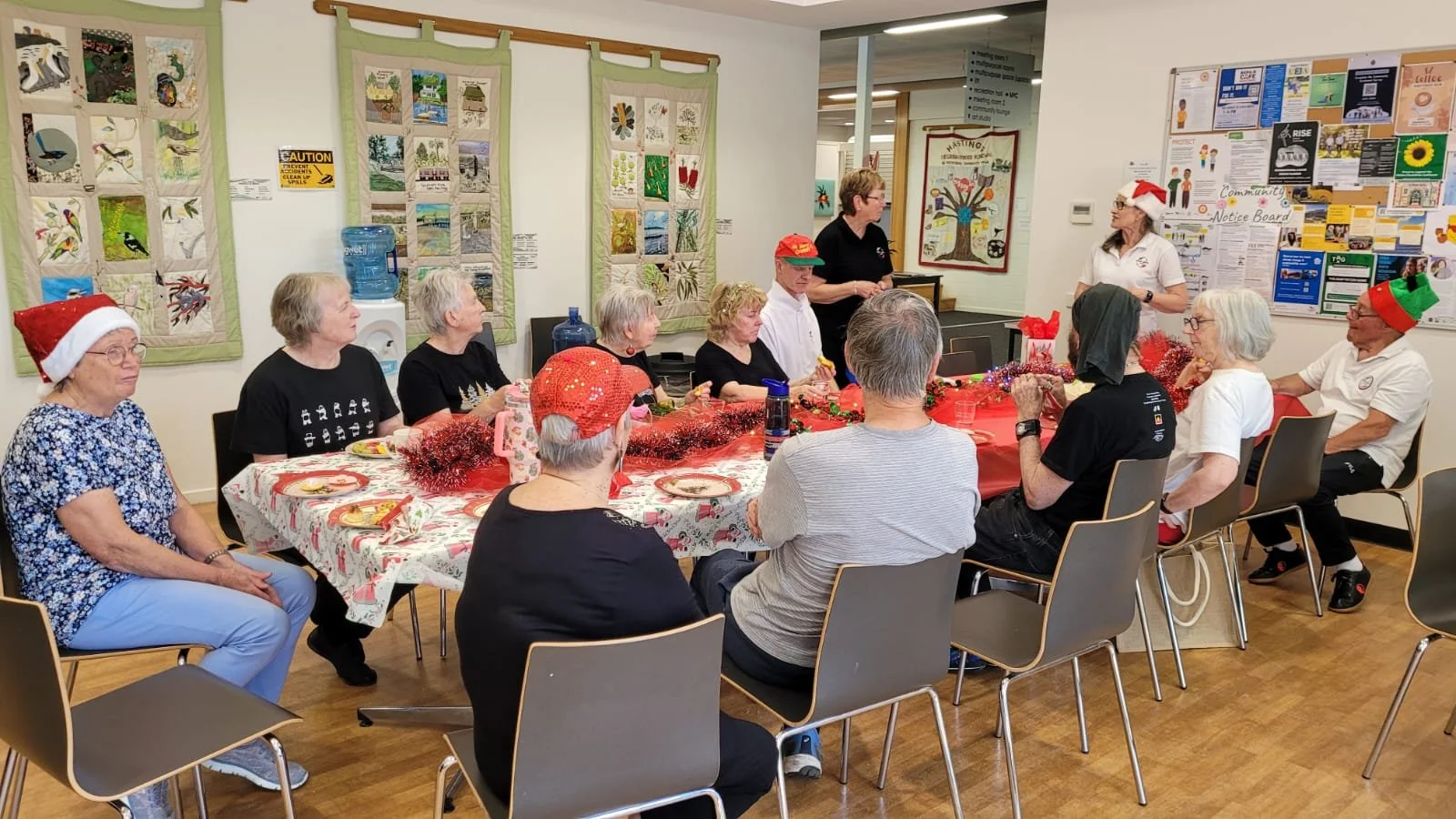 Making good use of the kitchen at Hastings Hub.