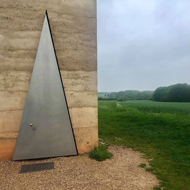 Peter Zumthor, Bruder Klaus Chapel (Door). Photo by Deena Capparelli, who conducted research at PLUTO this summer. @capparellideena @peter_zumthor_