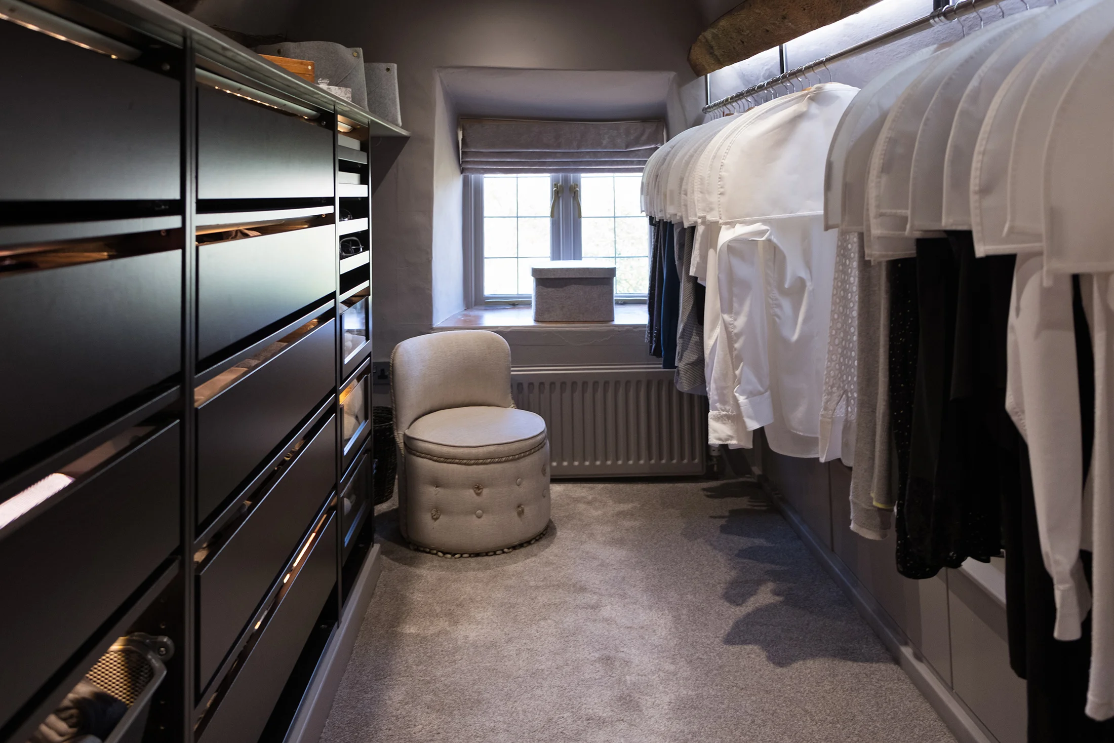 A walk-in wardrobe is a girl's best friend