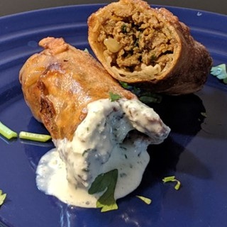 Delicious Eggrolls with Dipping Sauce, Catered in Chicago