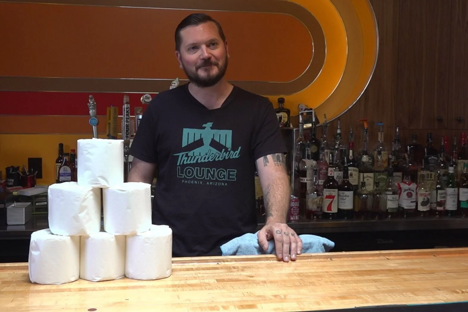 Phoenix bar Thunderbird Lounge stays afloat with beer and toilet paper delivery service