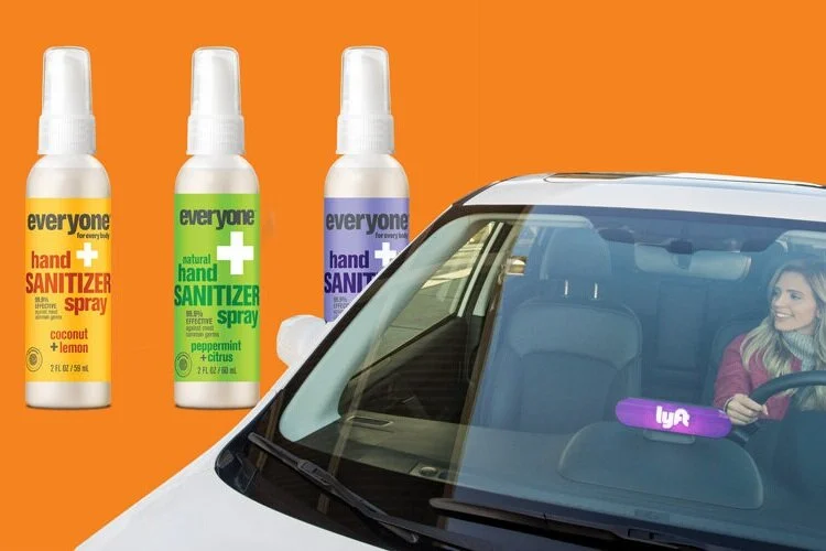 Lyft partners with EO Products to support its drivers with free hand sanitisers