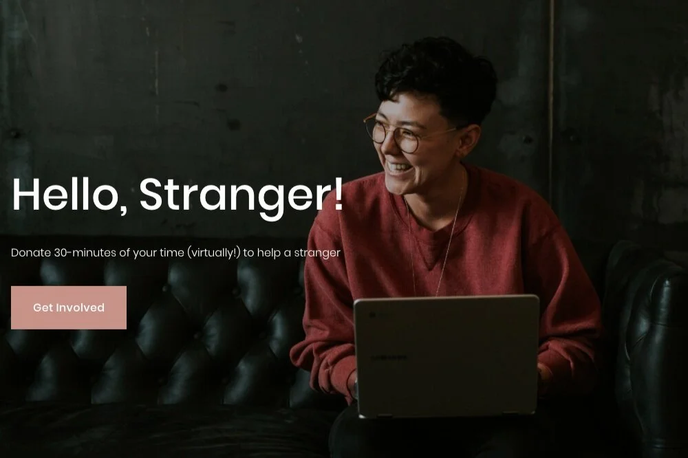 Kindness of Strangers lets skilled people donate 30-minutes of their time to people in need of help