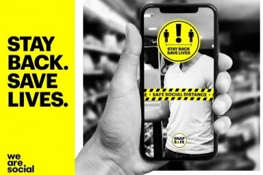 Snap Safe is a new Snapchat AR Lens to help people keep a safe physical distance
