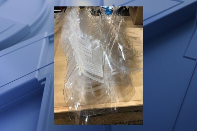 Dallas-based FASTSIGNS shifts from making signs to producing 15,000 face shields for hospitals