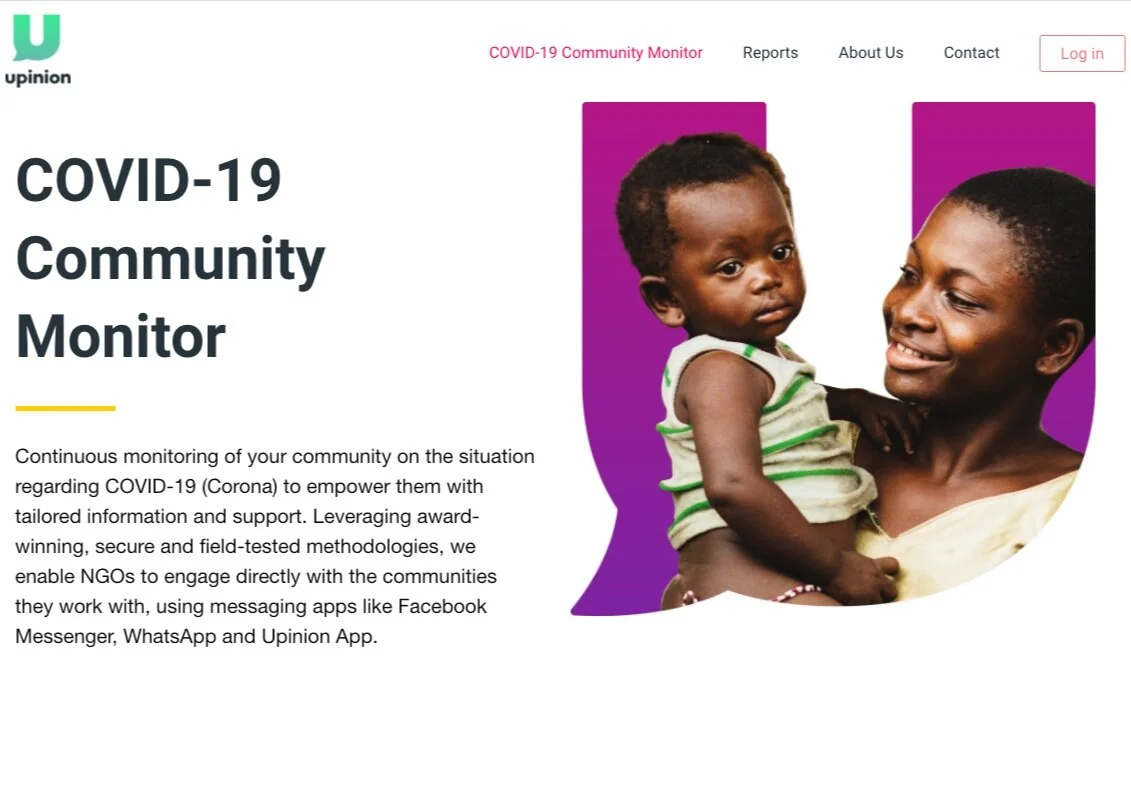 Upinion launches 'COVID-19 Community Monitor' to help NGOs monitor the needs of their communities