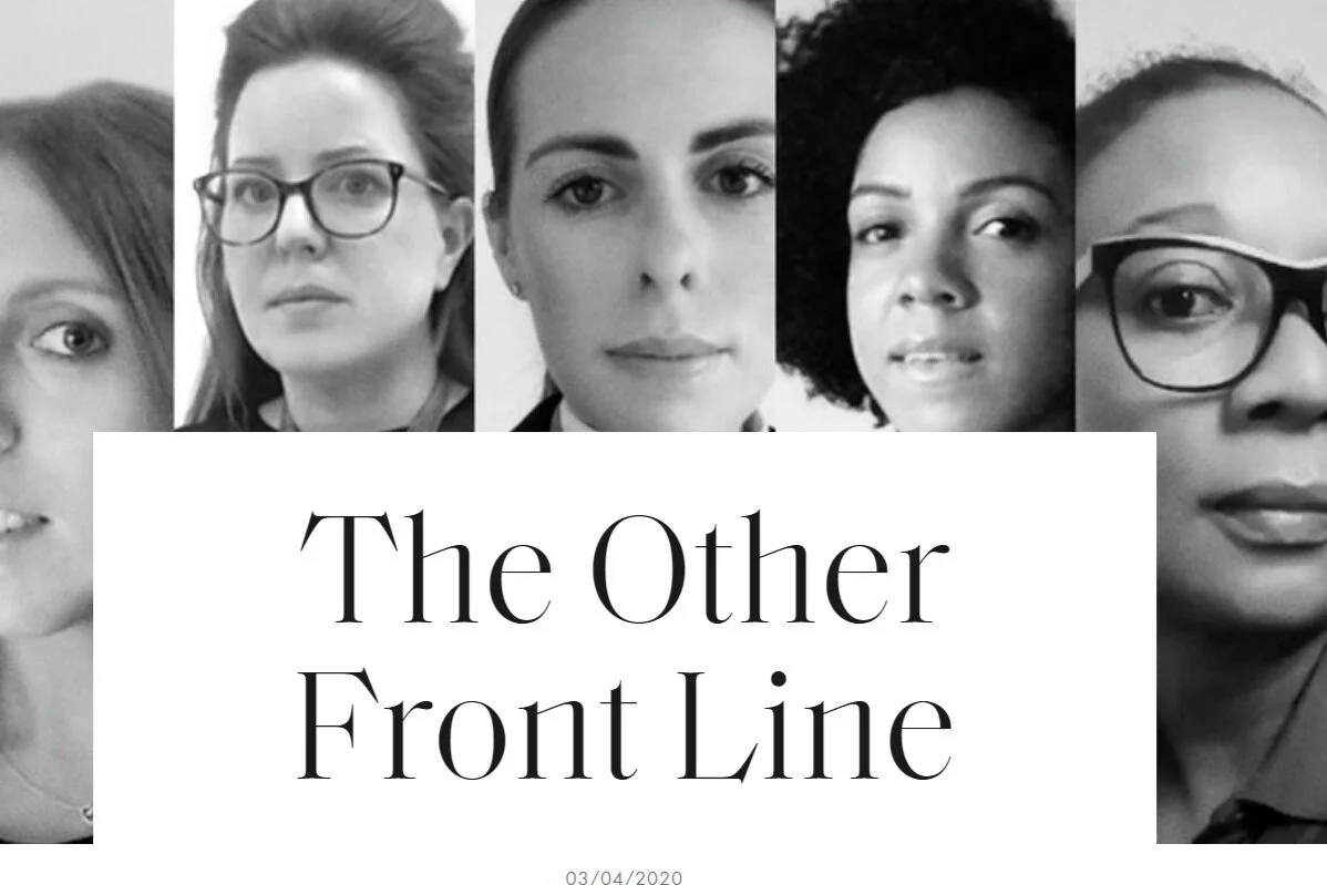 Elle launches 'The Other Front Line' campaign to put women into spotlight working in supermarkets, delivery services or public transportation