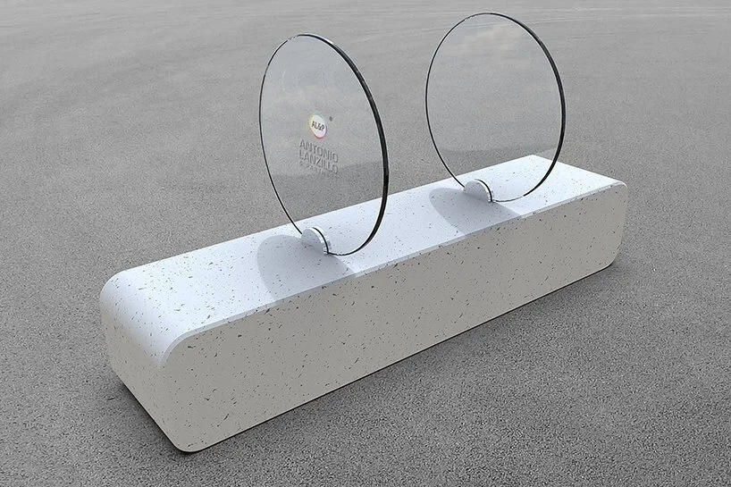 Milanese design studio Antonio Lanzillo &amp; Partners designs new COVID-safe bench