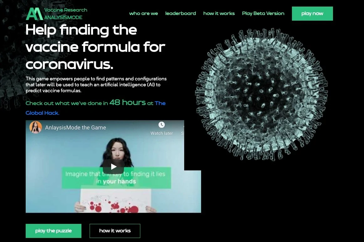 Analysis Mode launches game that enables people help find a vaccine formula for COVID