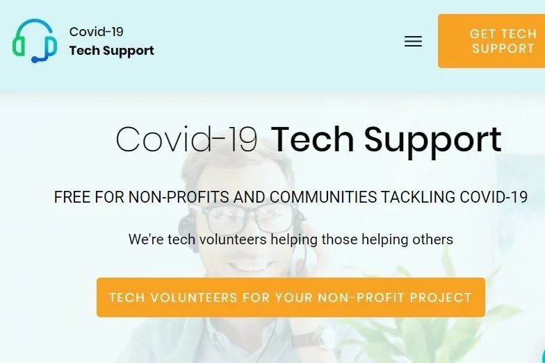 Covid-19 Tech Support is a non-profit initiative launched by 900 volunteers to give free tech support to non-profits