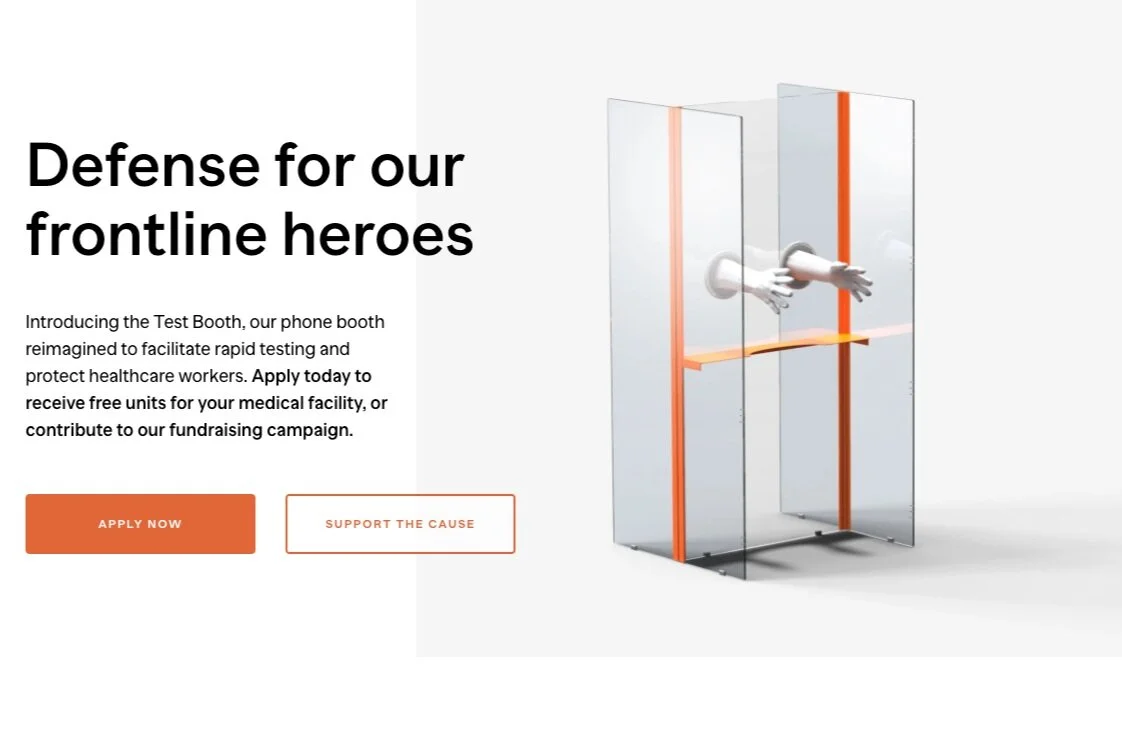 New York-based Room launches 'Test Booth' to provide vital protection for those on the frontline