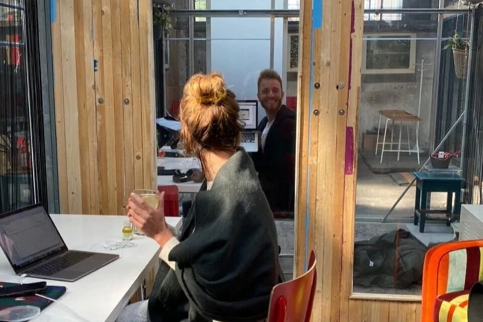 Amsterdam-based co-working space LOADS offers confined workspaces for those who cannot work from home