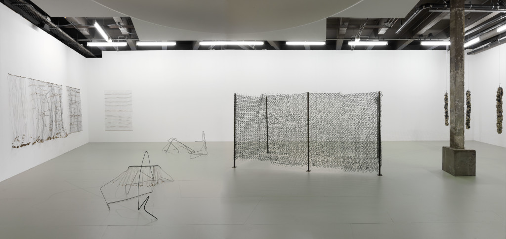 View of Bronwyn Katz's exhibition "A silent line, lives here", Palais de Tokyo.
