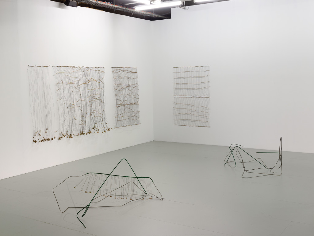 View of Bronwyn Katz's exhibition "A silent line, lives here", Palais de Tokyo.