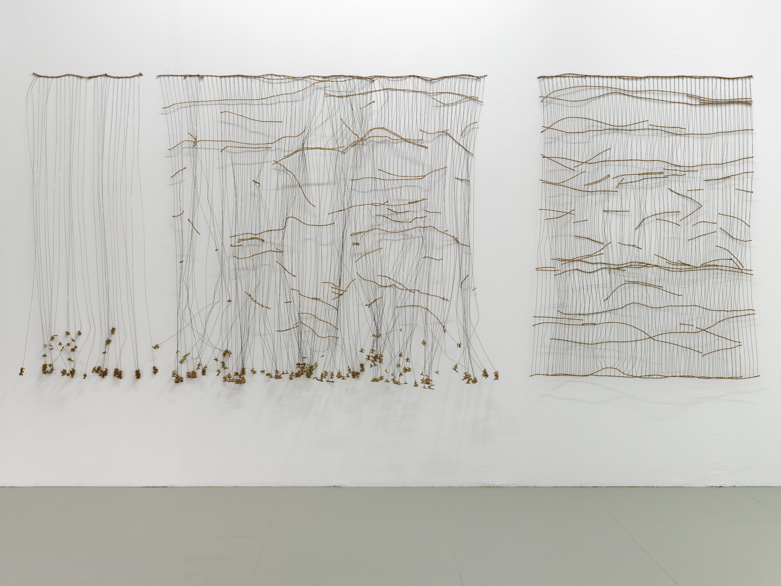 View of Bronwyn Katz's exhibition "A silent line, lives here", Palais de Tokyo.