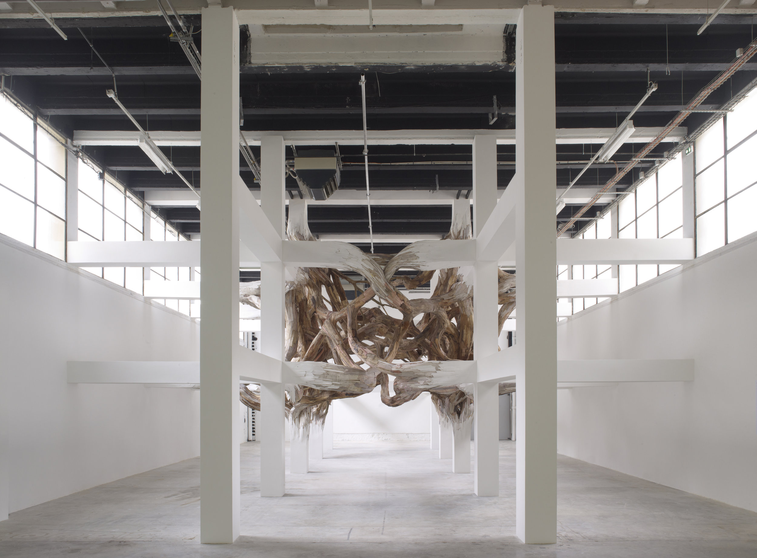 Henrique Oliveira’s exhibition “Baitogogo”. Palais de Tokyo.