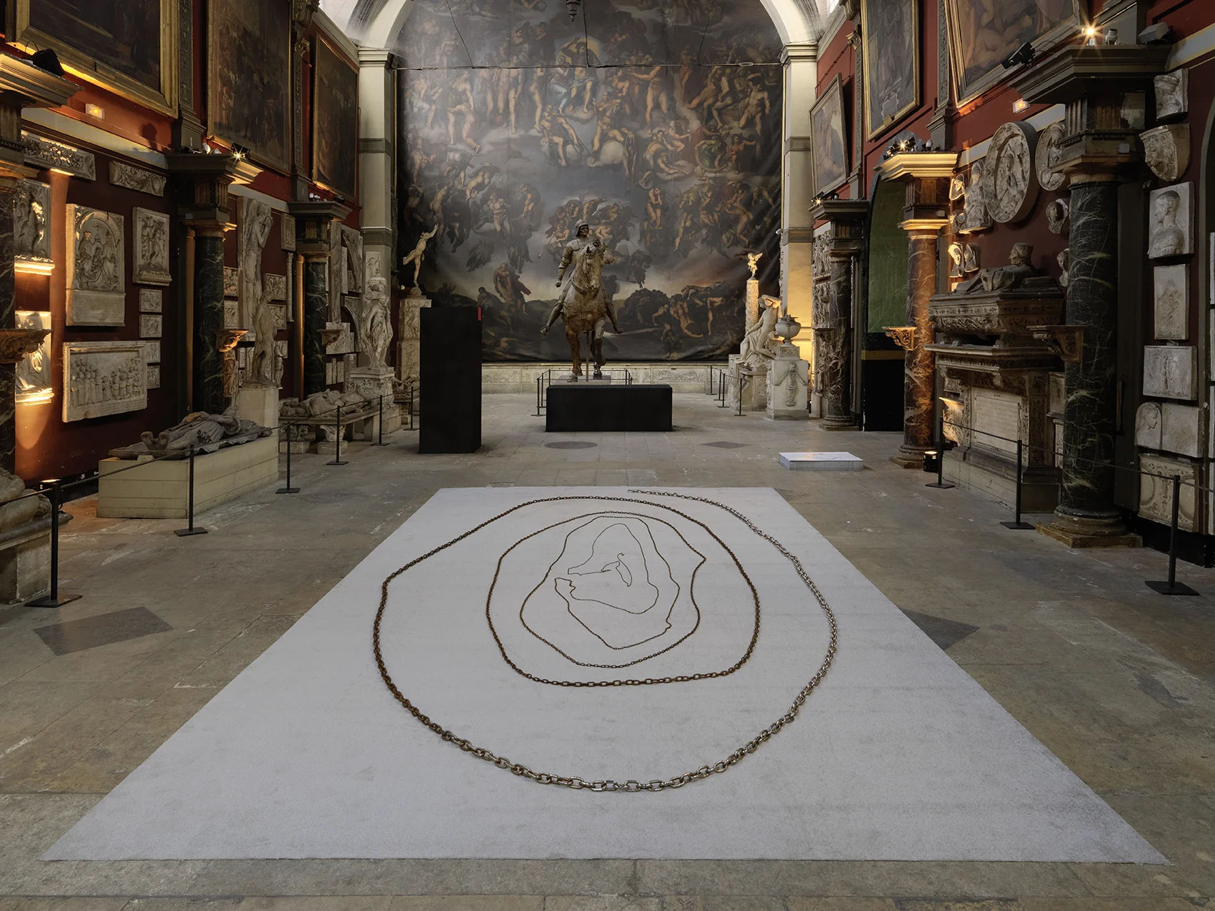 Matias Duville’s exhibition “Discard Geography”. National School of Fine Arts, Paris.