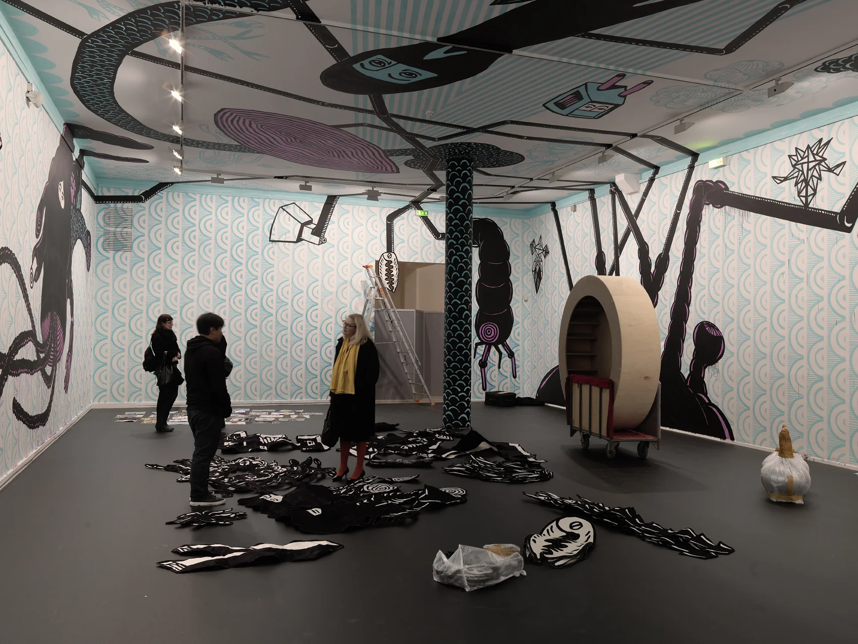 Eko Nugroho’s exhibition “Témoin hybride”. MAM, Paris.