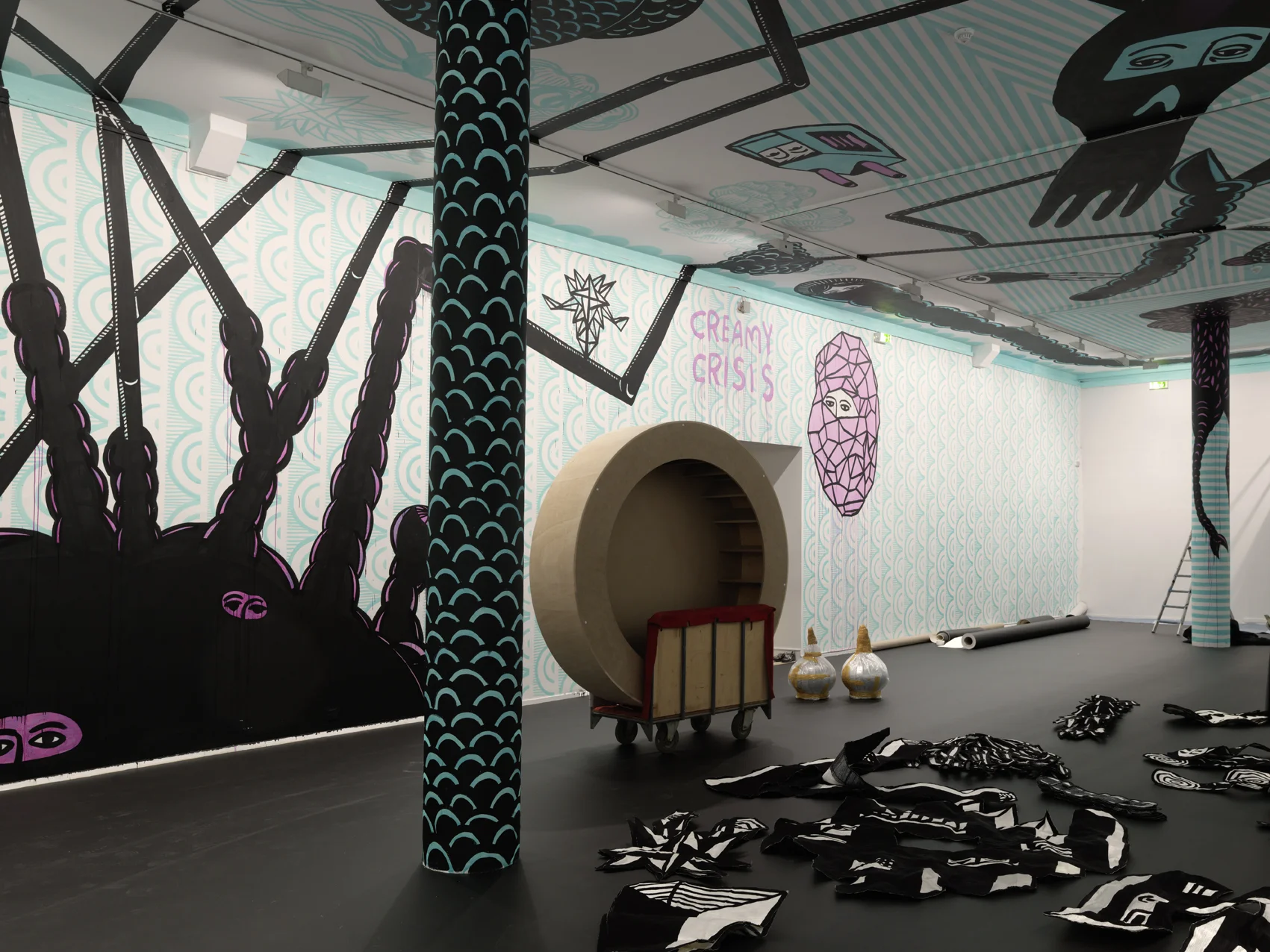Eko Nugroho’s exhibition “Témoin hybride”. MAM, Paris.