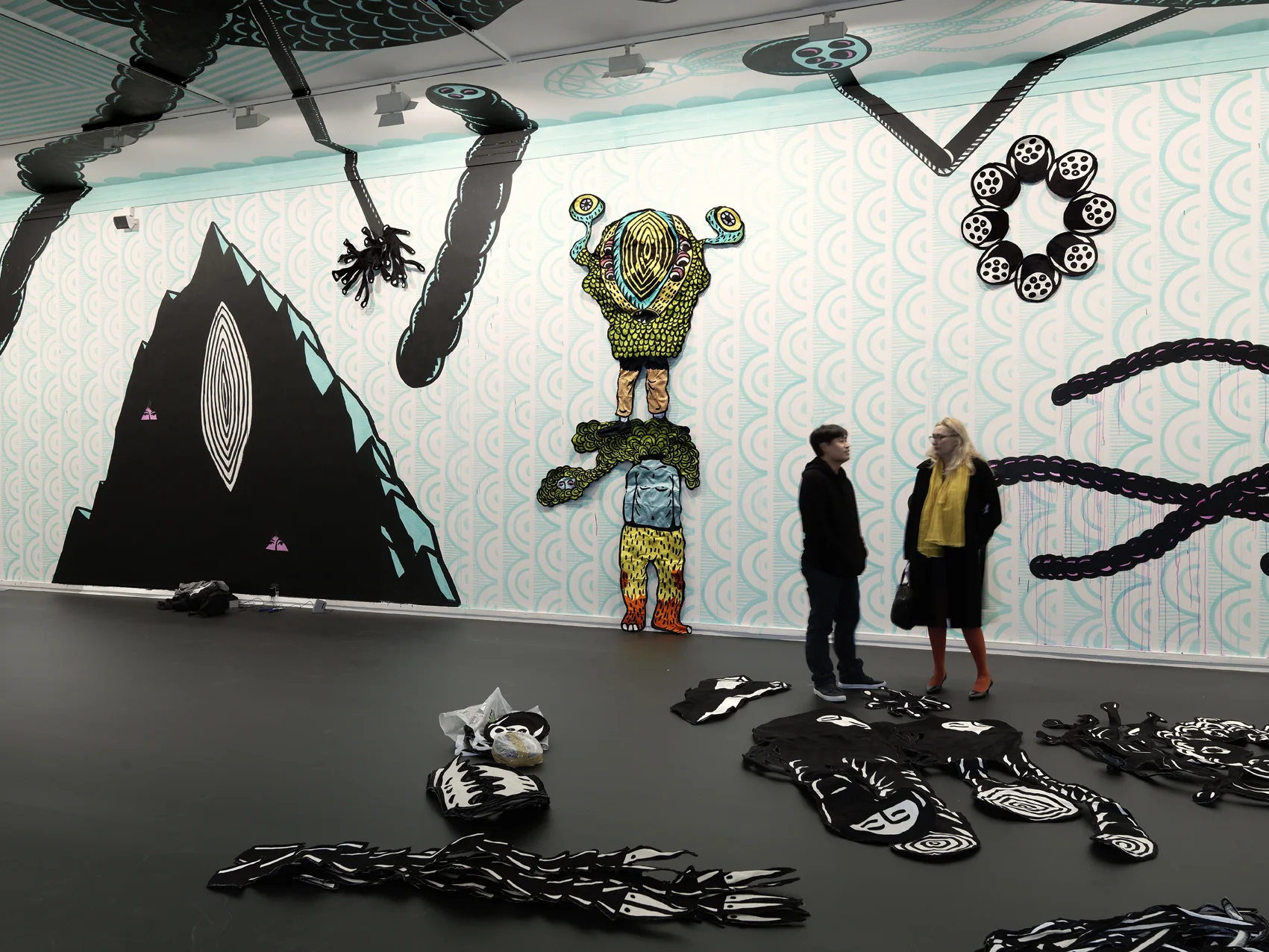 Eko Nugroho’s exhibition “Témoin hybride”. MAM, Paris.