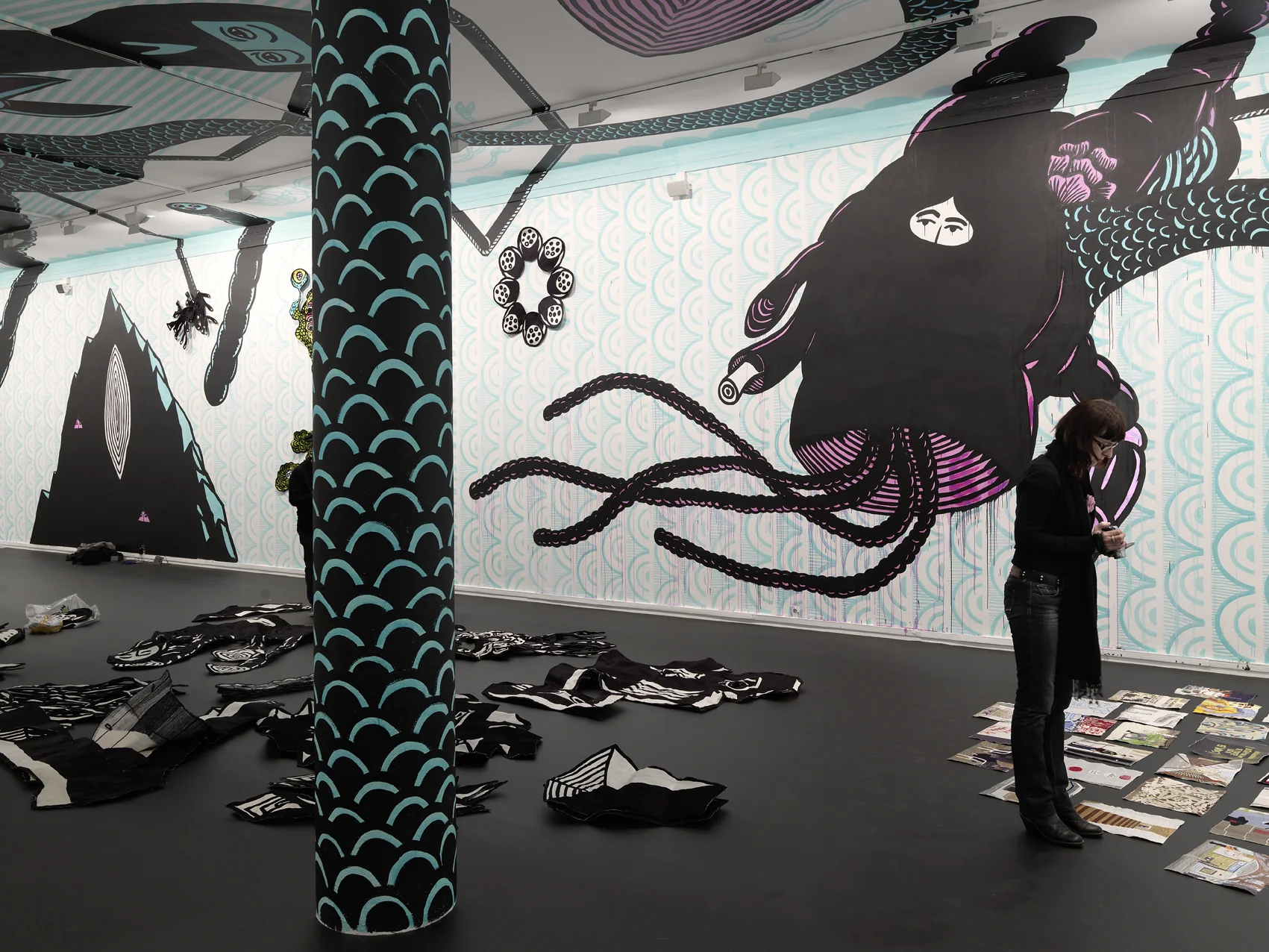 Eko Nugroho’s exhibition “Témoin hybride”. MAM, Paris.