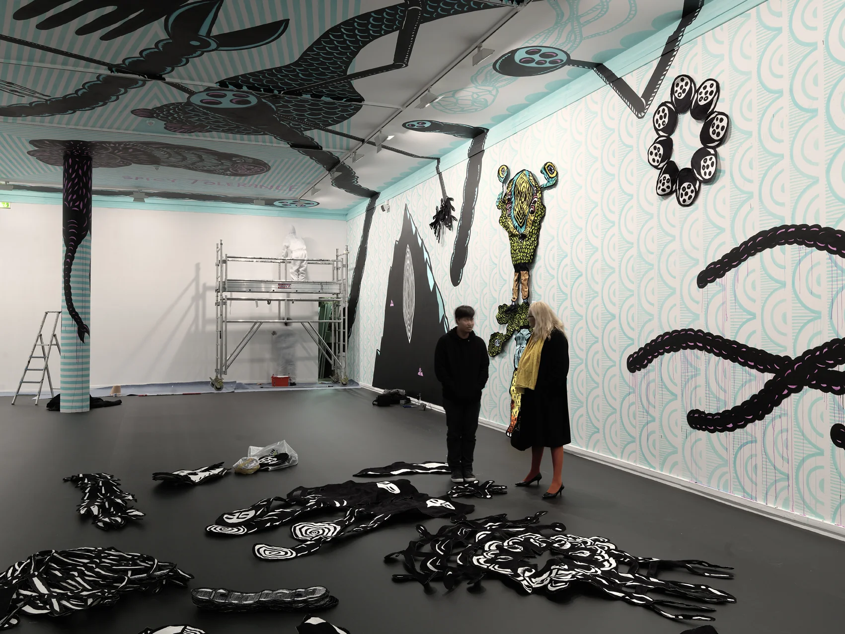 Eko Nugroho’s exhibition “Témoin hybride”. MAM, Paris.