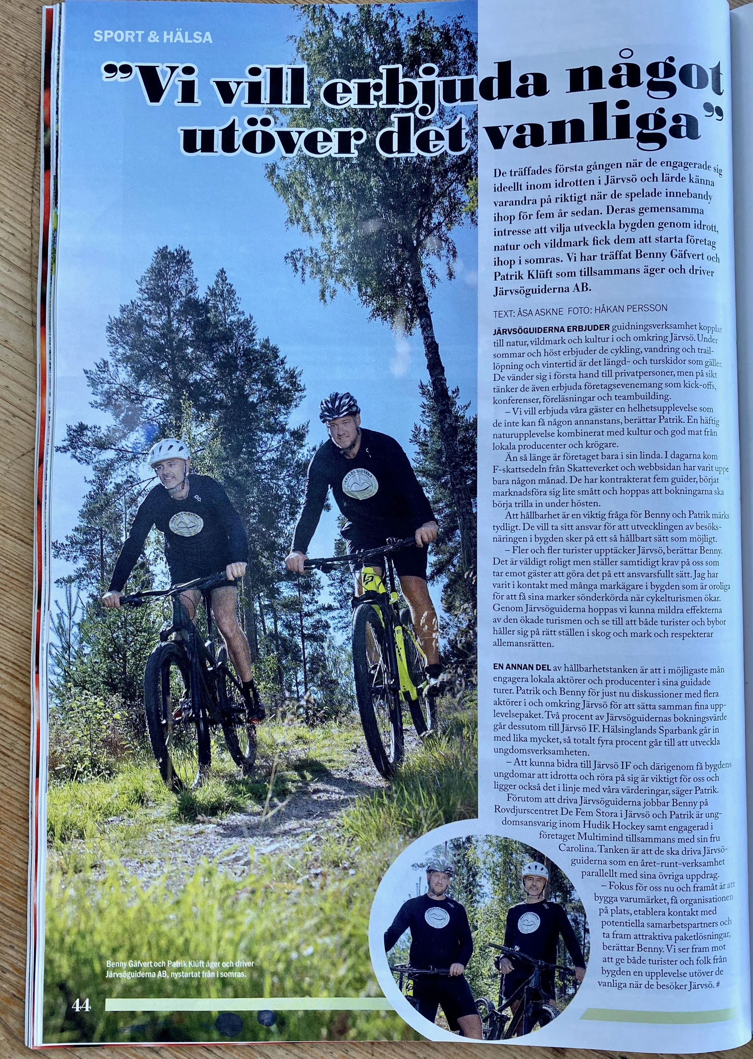 Artikel till tidningen Hälsingland