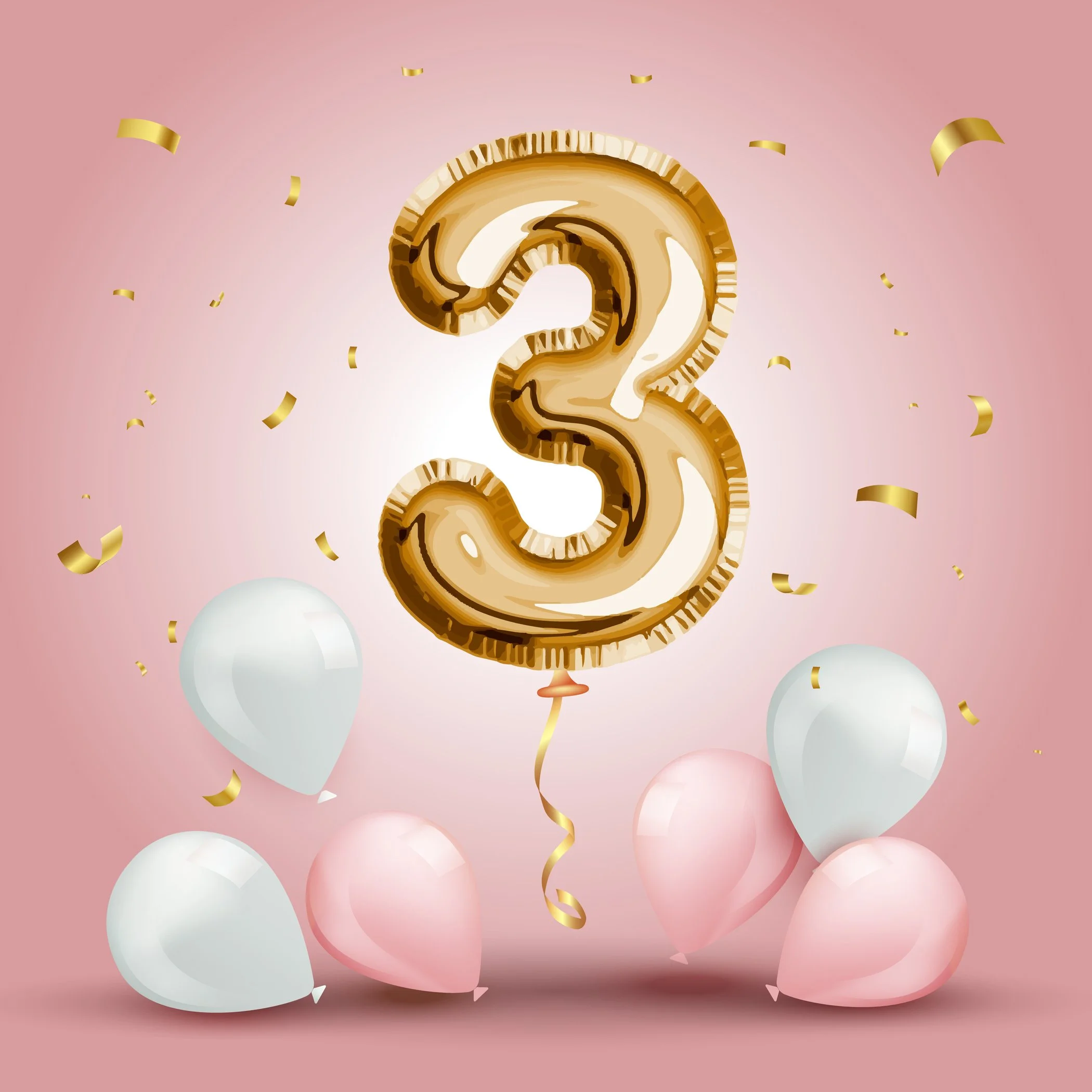 PÅ FREDAG FIRAR JAG EN 3-ÅRING