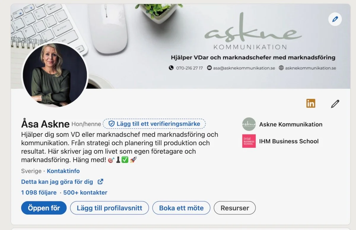Så boostar du din Linkedin profil