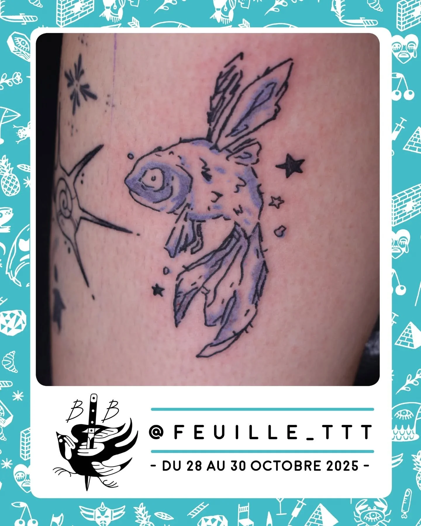 GUEST ALERT !

Nous avons le plaisir d'accueillir parmi nous @feuille_ttt pour vous tatouer du 28 au 30 octobre !

Contactez directement l'artiste pour plus d'informations &amp; r&eacute;server un rdv !

.

GUEST ALERT !

We have the pleasure to welc