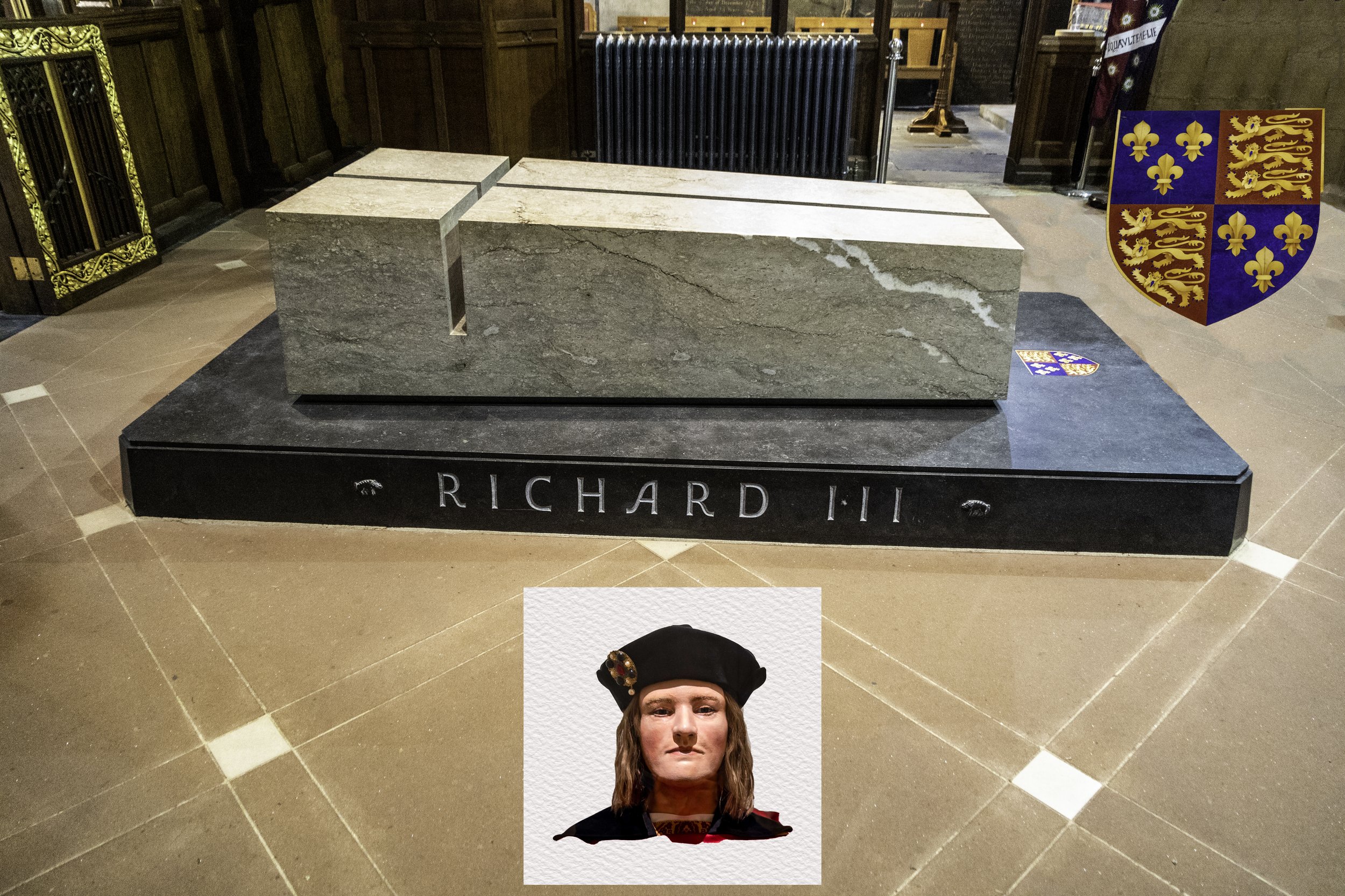 König Richard III drei Bestellungen Service 2015 in Leicester Cathedral