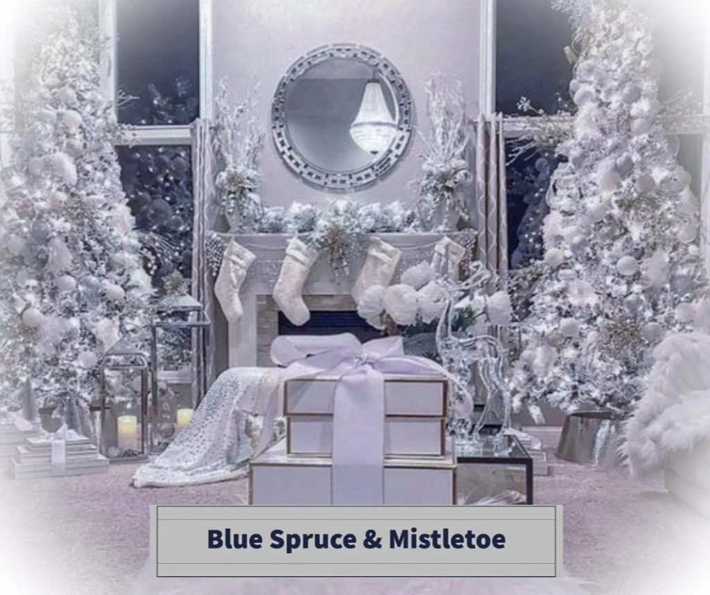 Blue Spruce + Mistletoe