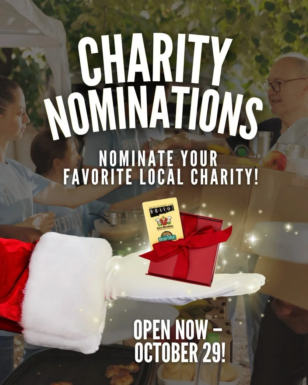 Mangia Bene 12 Days of Giving Nomination